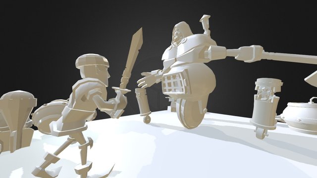Druggus Flybane and the Binions Encounter 3D Model