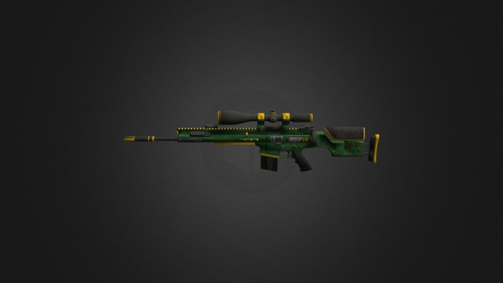 SCAR-20 | Powercore 3D Model