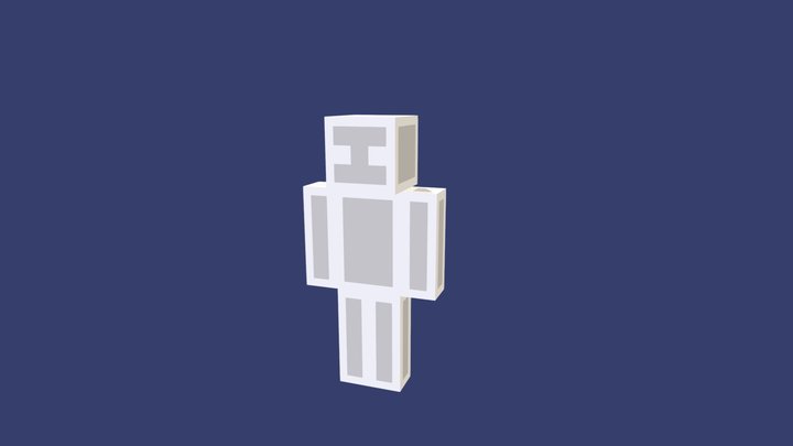 Player Template Size BlockBench 3D Model