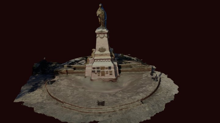 Monumento Plaza Godoy Cruz 3D Model