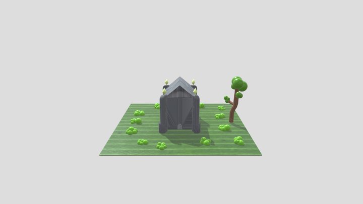 Fortnite Castle Work 3D Model
