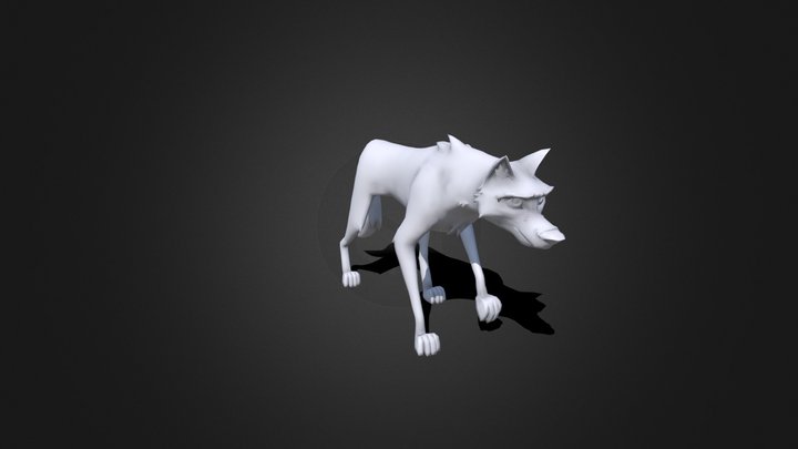 Wolf Walk 3D Model