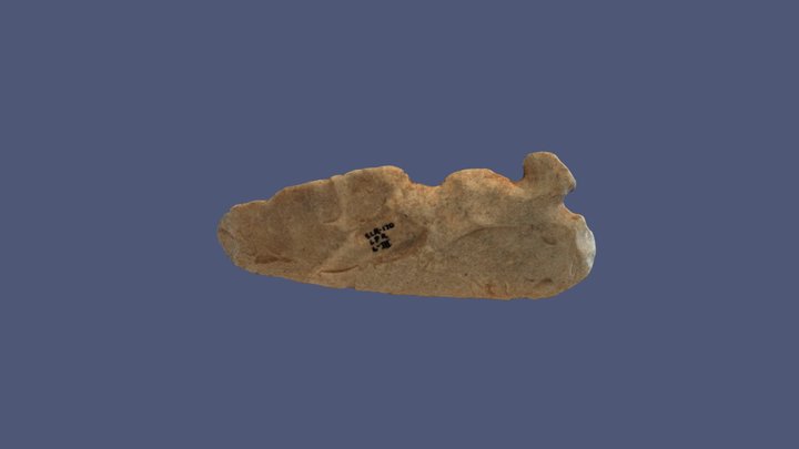 Corner-tang Knife 3D Model