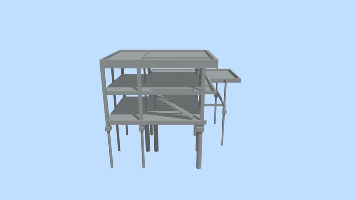 Edificação Residencial - Tipologia 04 3D Model