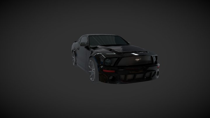 Mustang 5.0L 2021 3D Model