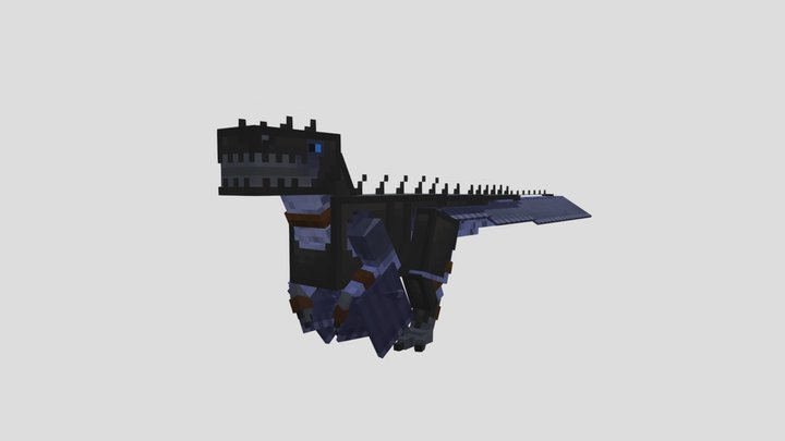 Dromaeosaur Figura Model 3D Model