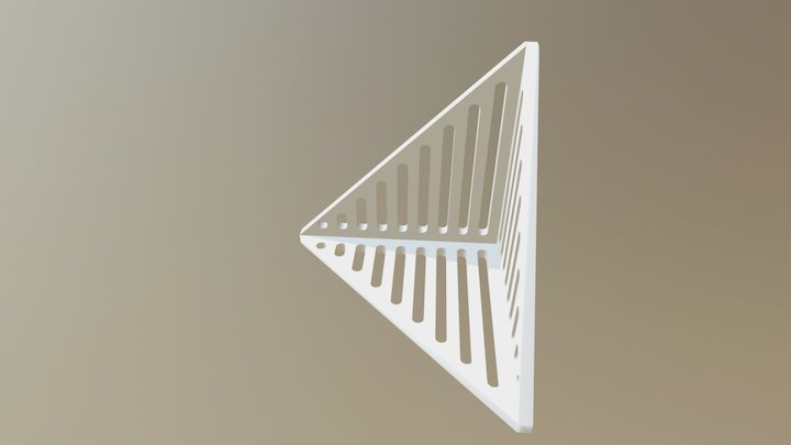 Corner shower shelf 3D Model