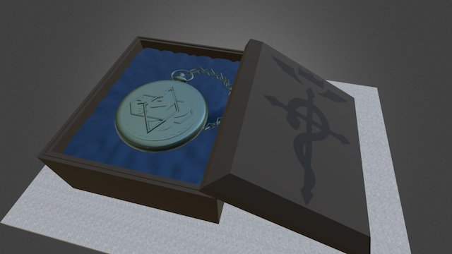 Fullmetal Alchemist Pocket Watch 3D Model