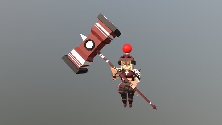 Dwarfy 3D Model