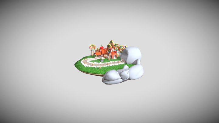 老師我不想努力了 3D Model