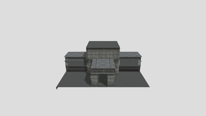 SCP:CB Rooms - Heavy Zone - Hall Cross 1 3D Model