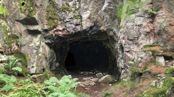 Cave in WW1 base Westend, Espoo, Finland 3D Model