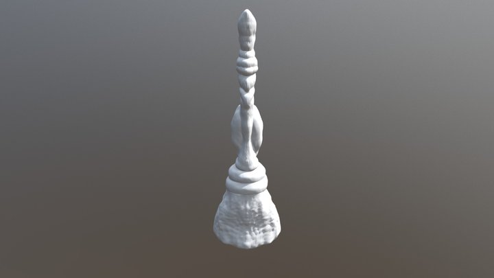 Sculpt January Day 30 vehicle Witches broom 3D Model