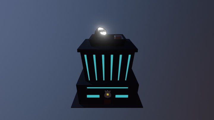 batman police office 3D Model