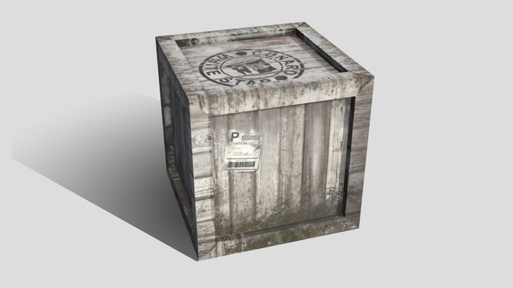 Moldy Crate 3D Model