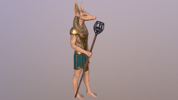 Anubis 3D Model