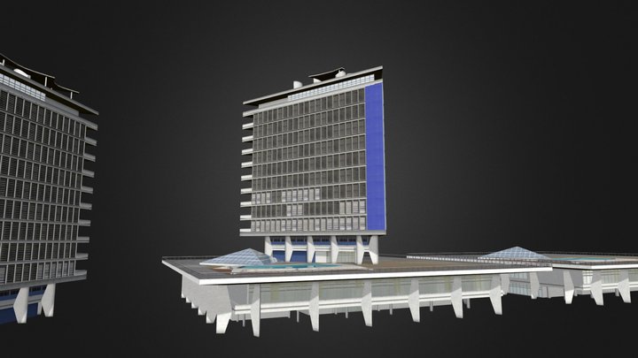 Hotel Guarani, Asuncion 3D Model