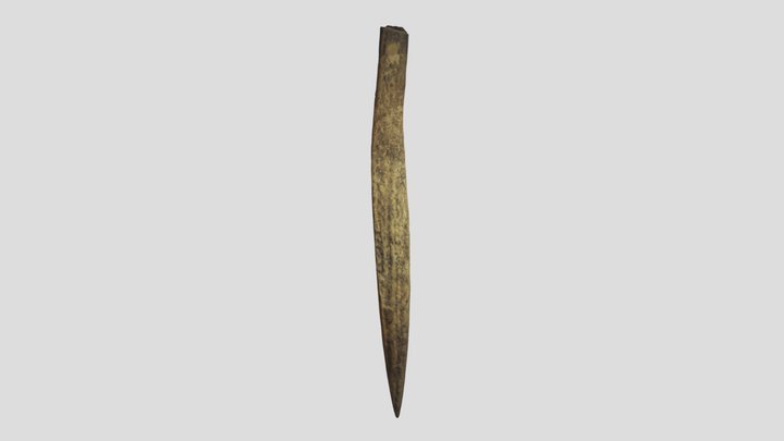 Dagger-shaped point 3D Model