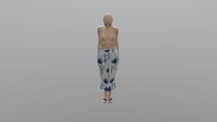 3fbx girl 3D Model