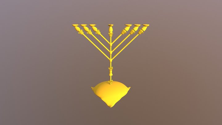 Menorah 3D Model