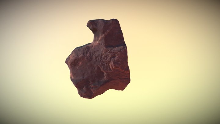 Projectile Point Fragment 3D Model