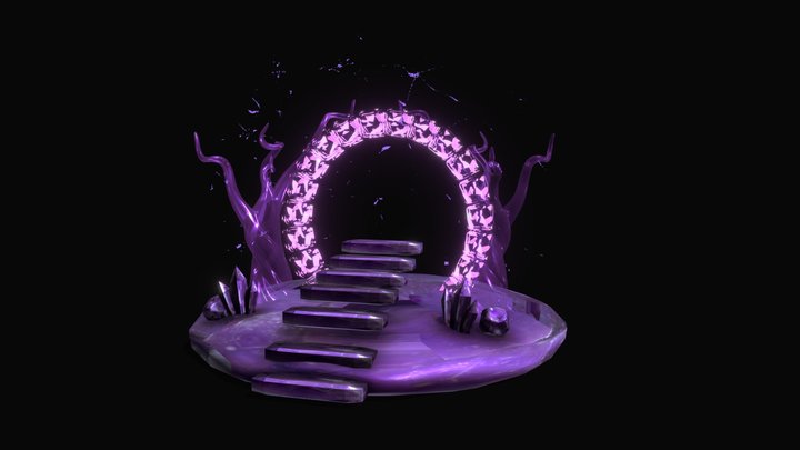Mana Fantasy Teamed Portal 3D Model