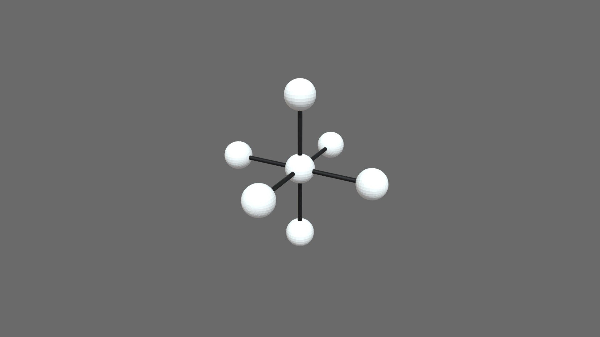 Octahedral VSEPR structure - Download Free 3D model by ChemDavid ...