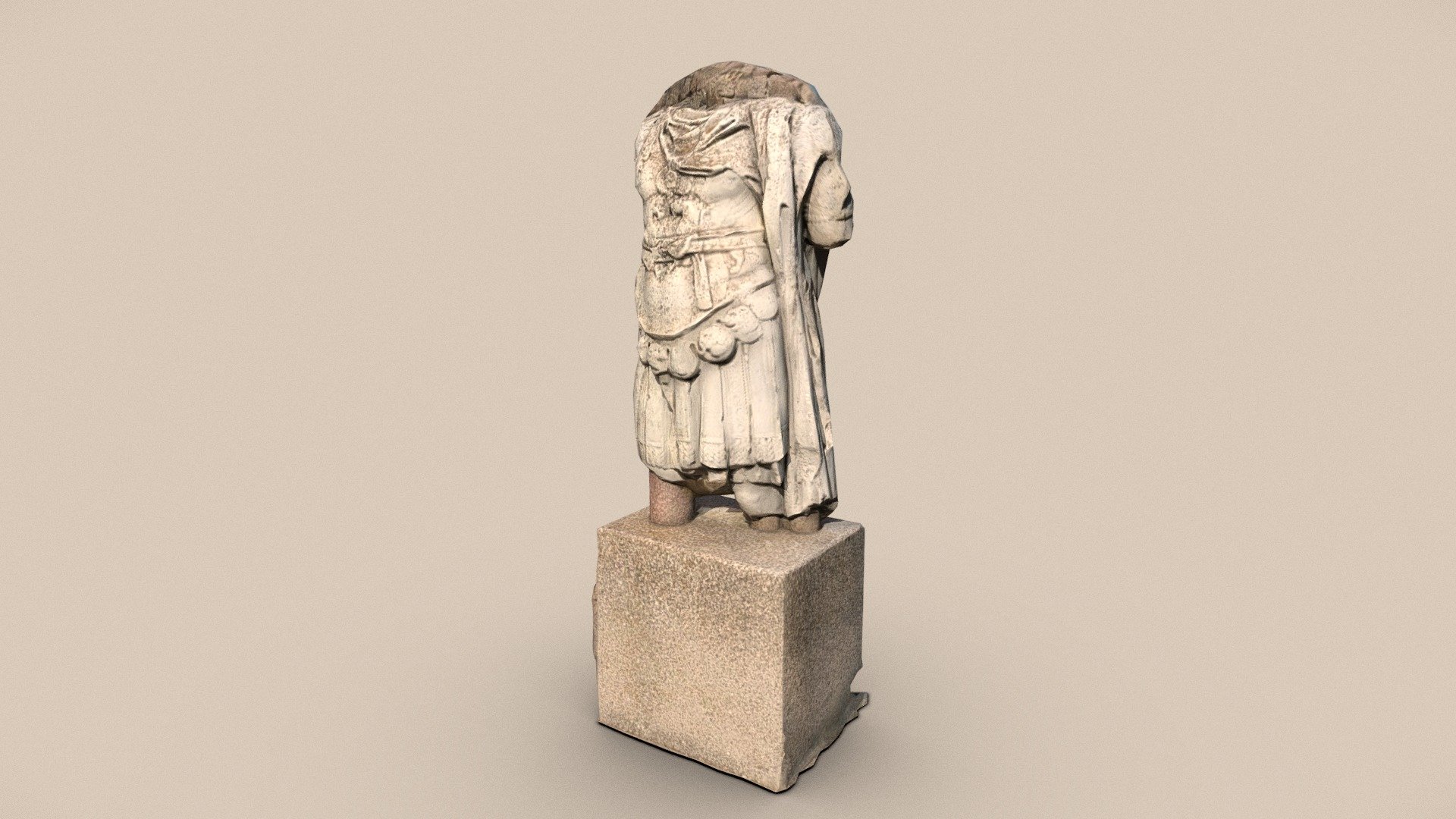 Ancient Statue from Pergamon Ancient City