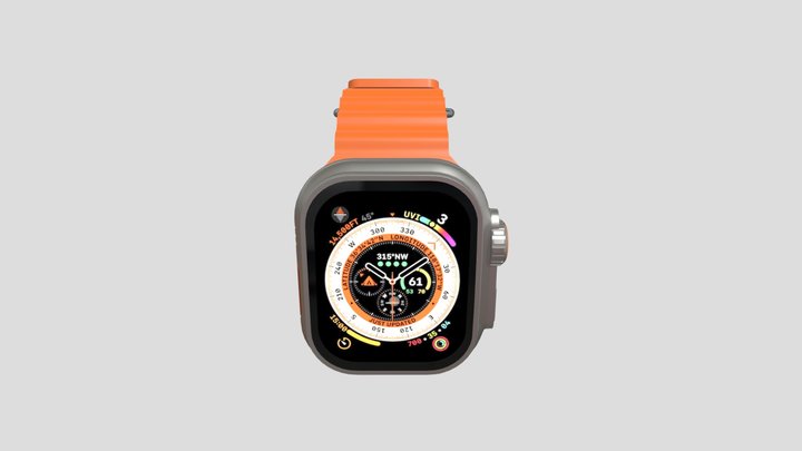 Apple Watch Ultra – Modèle 3D gratuit STL