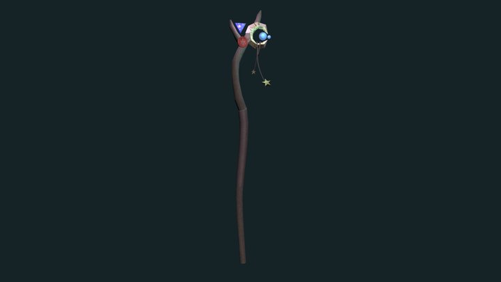 Moon_staff 3D Model