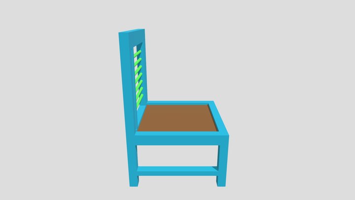 SImple Chair 3D Model