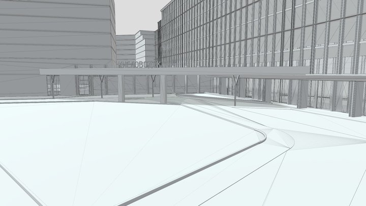 Кисловодск модель входная группа 3D Model