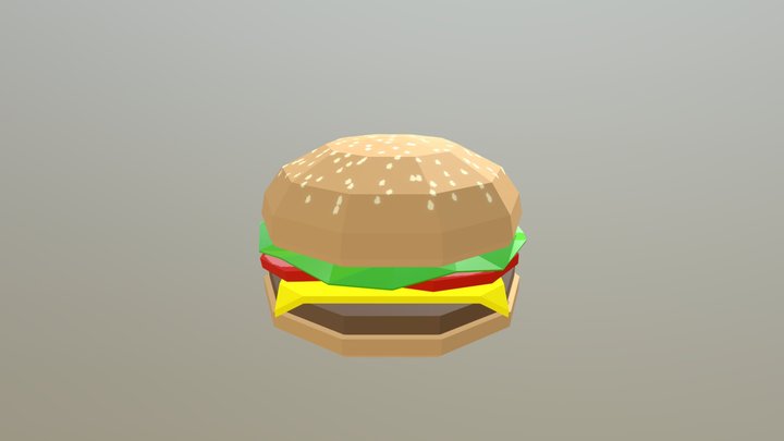 Burger 3D Model