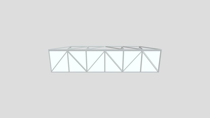 Bridge trus 3d model for engineers 3D Model