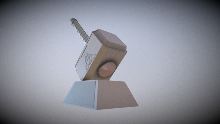 Thor's Hammer 3D Model