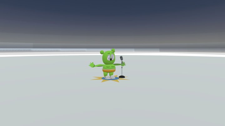 The Gummy Bear Song Stage Map 3D Model