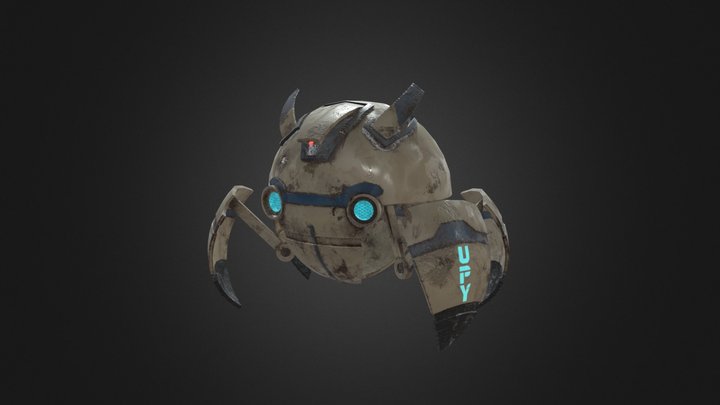 Astromechanical Robot UPY 3D Model