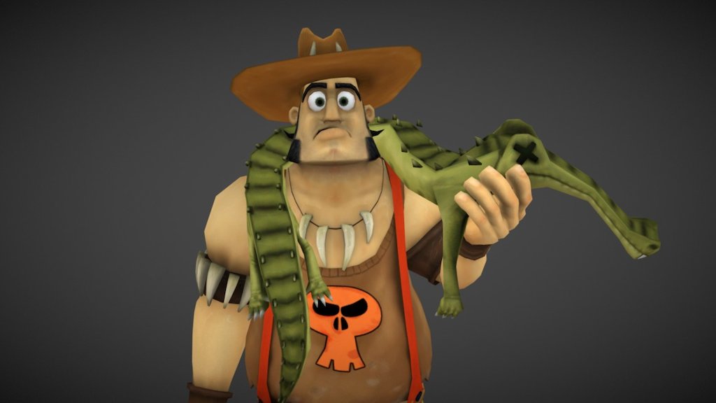 Bare Knuckles - Bruce Le Sharque - 3D model by Argaman Creative ...