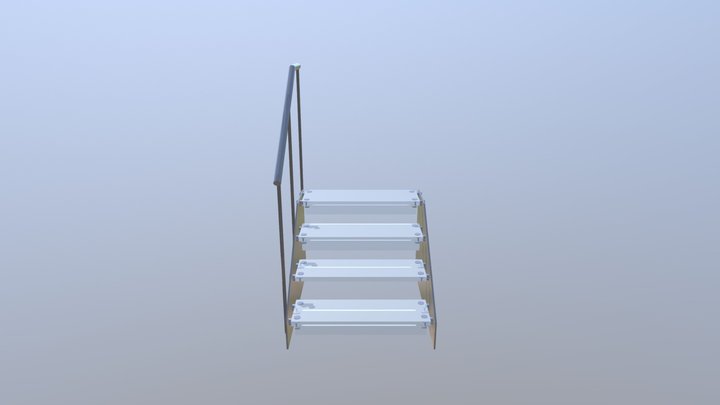 Wae Stainless Tube Handrail 3D Model