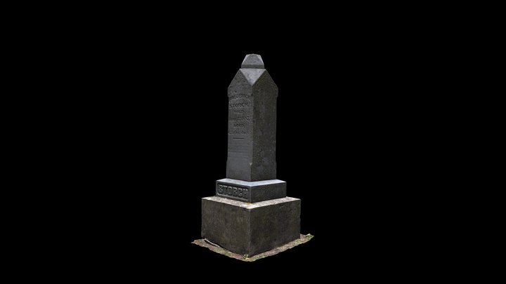 Storch Grave Monument, La Crosse, WI 3D Model
