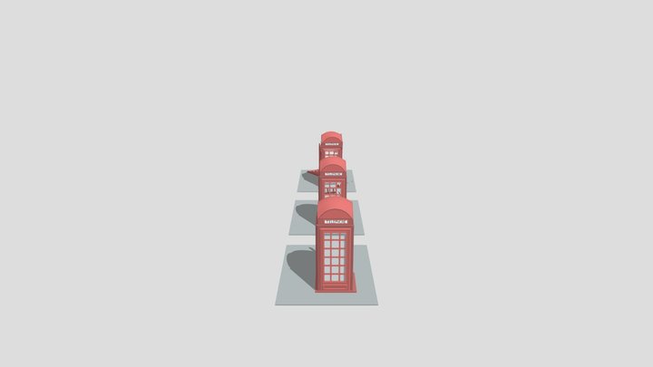 British phonebox 3D Model