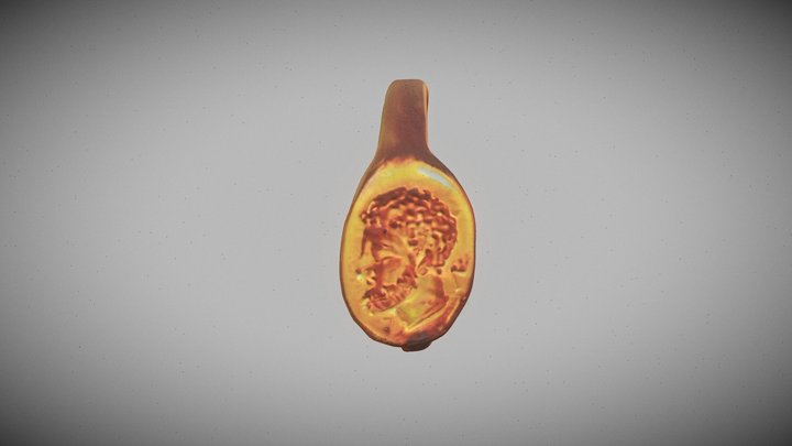 anello barbuto 3D Model