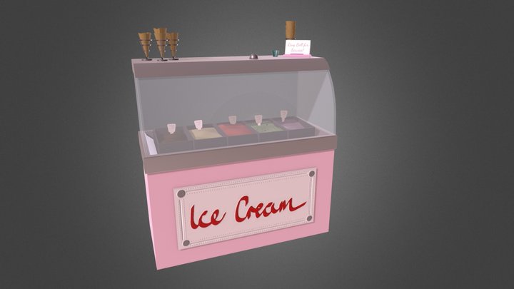 Ice Cream Bar 3D Model