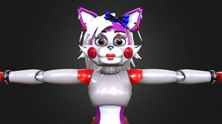 Glamrock Cindy Fnaf 3D Model