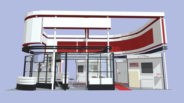 exhibition booth tamaya roc01 3D Model