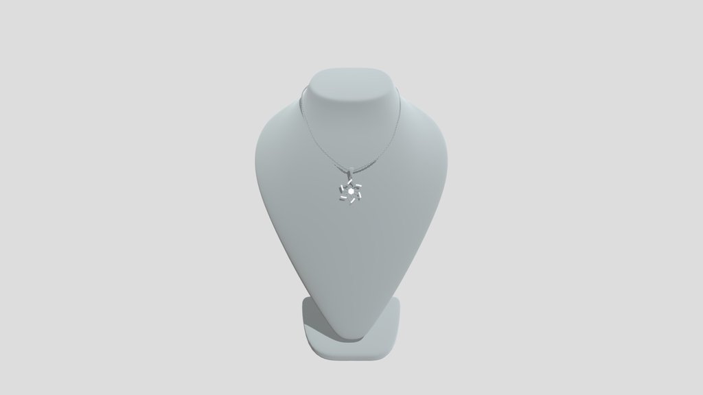 Gold Pendant With Diamonds