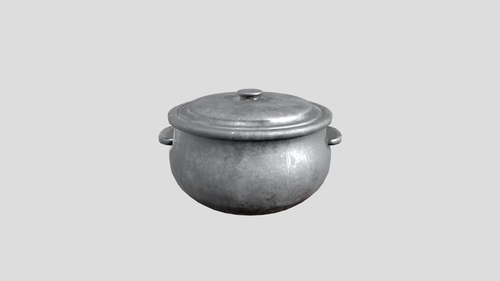 Realistic Old Pot Game ready asset 3D Model