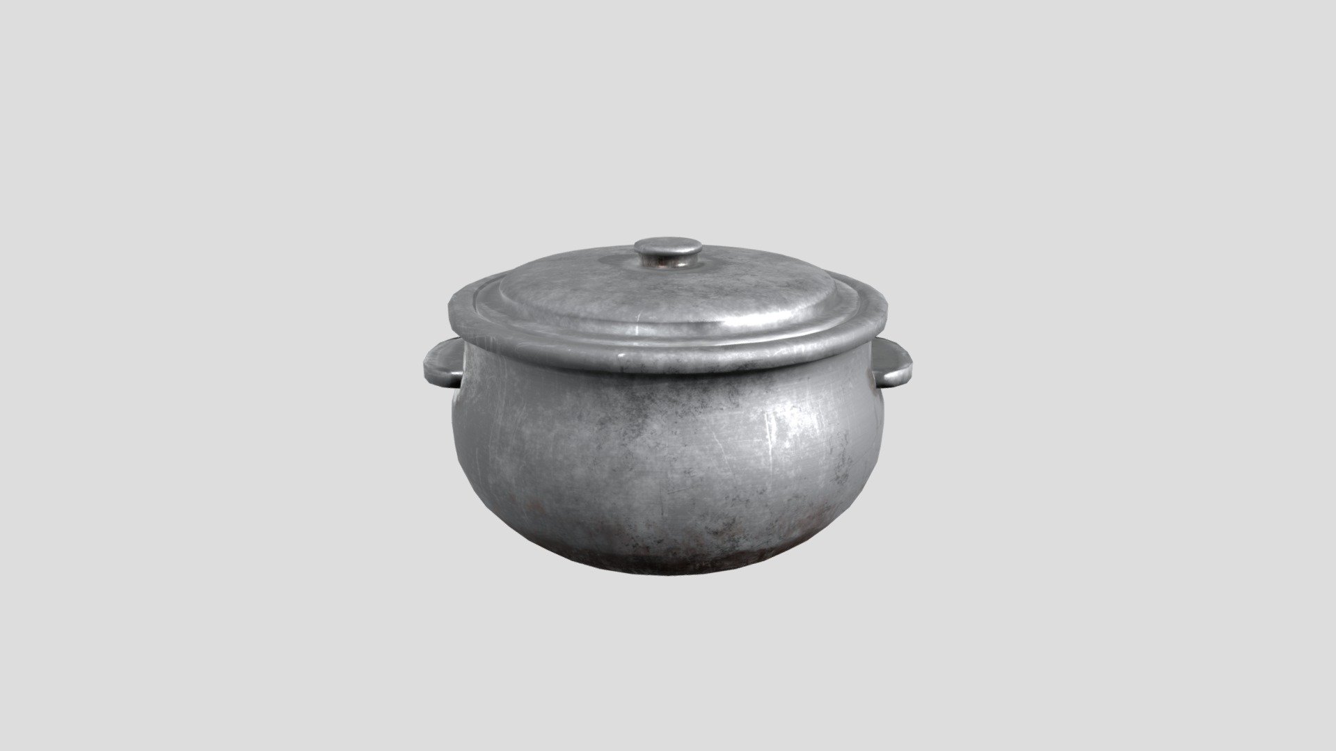 Realistic Old Pot Game ready asset — Sketchfab embed 3D viewer
