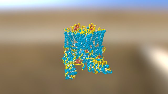 PDB-3J5Q-ribbon-secondary 3D Model