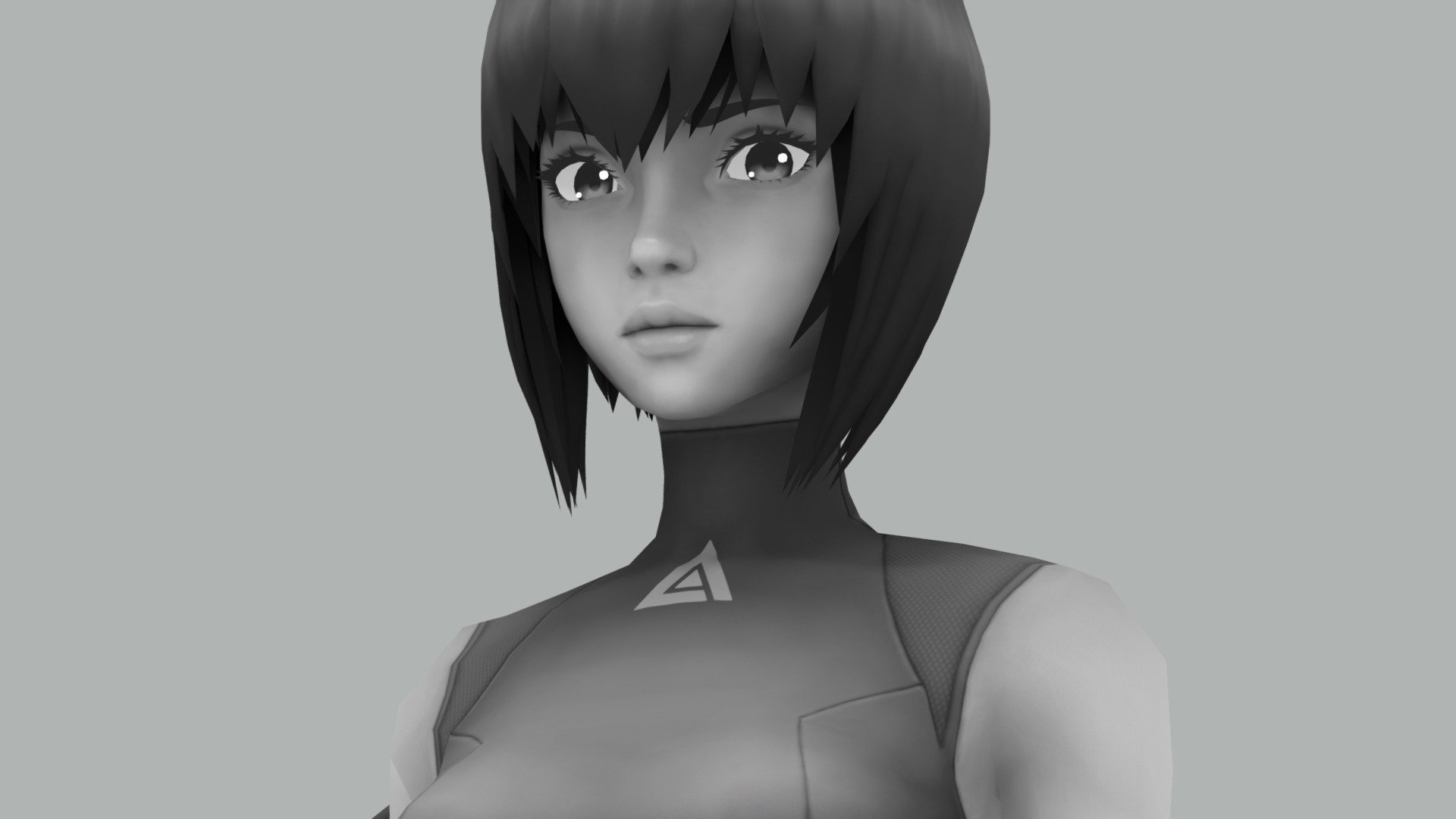 Motoko Kusanagi. WIP